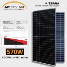 Tấm pin năng lượng mặt trời AE Solar 570W AE570CMD-L144BD